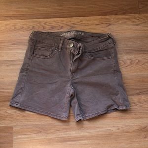 Purple american eagle shorts
